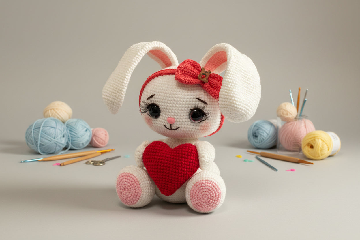 Patrón PDF Amigurumi "Coneja Magaly"