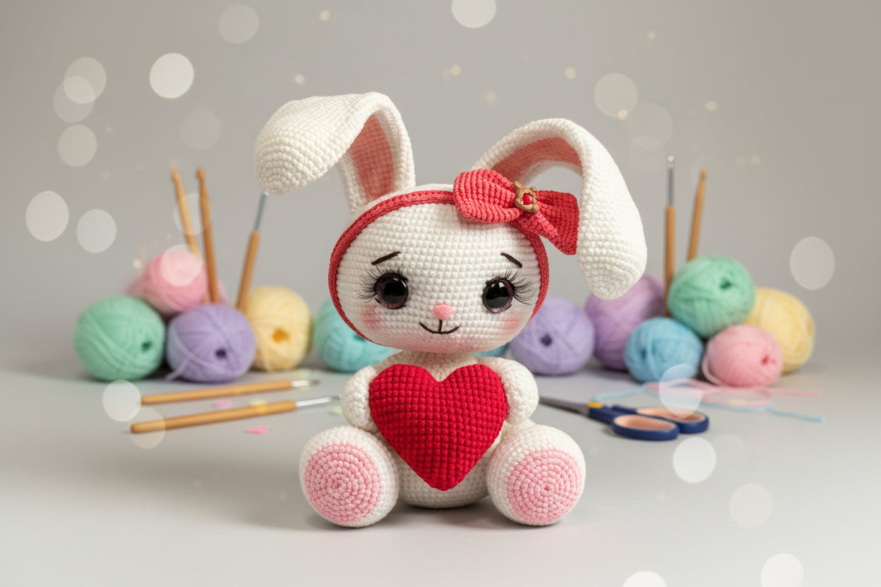 Patrón PDF Amigurumi "Coneja Magaly"